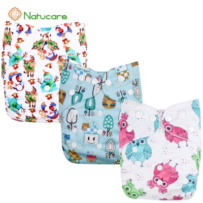 Reusable Baby Girl Pocket Bamboo Cloth Diapers