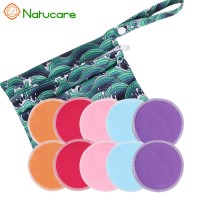 Mixed Color Wholesale diy reusable nursing pads Organic absorbent best breast pads