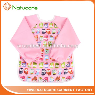 Hot Sale High Quality Waterproof Baby Long Sleeved Bibs