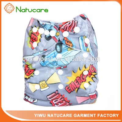 Natucare New Arrival Print Cloth Diaper China Factory OEM